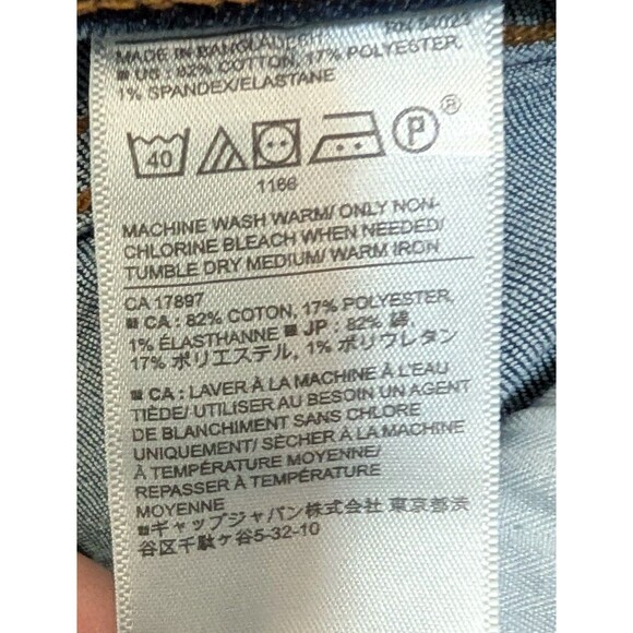 Banana Republic Jeans Womans 28x28 Blue Denim Pants High Rise Skinny (954) - Picture 4 of 4